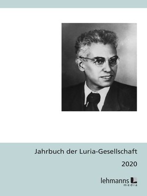 cover image of Jahrbuch der Luria-Gesellschaft 2020
